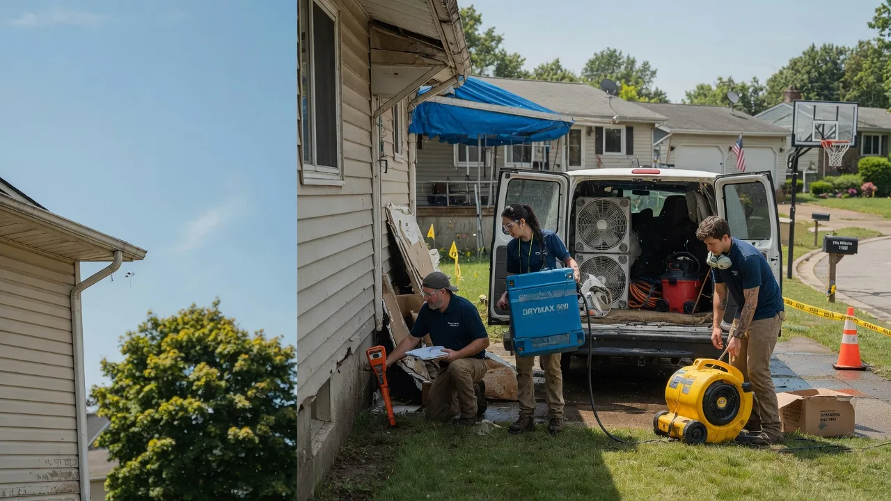 Ceiling Leak Cleanup in Kunkletown, PA near me