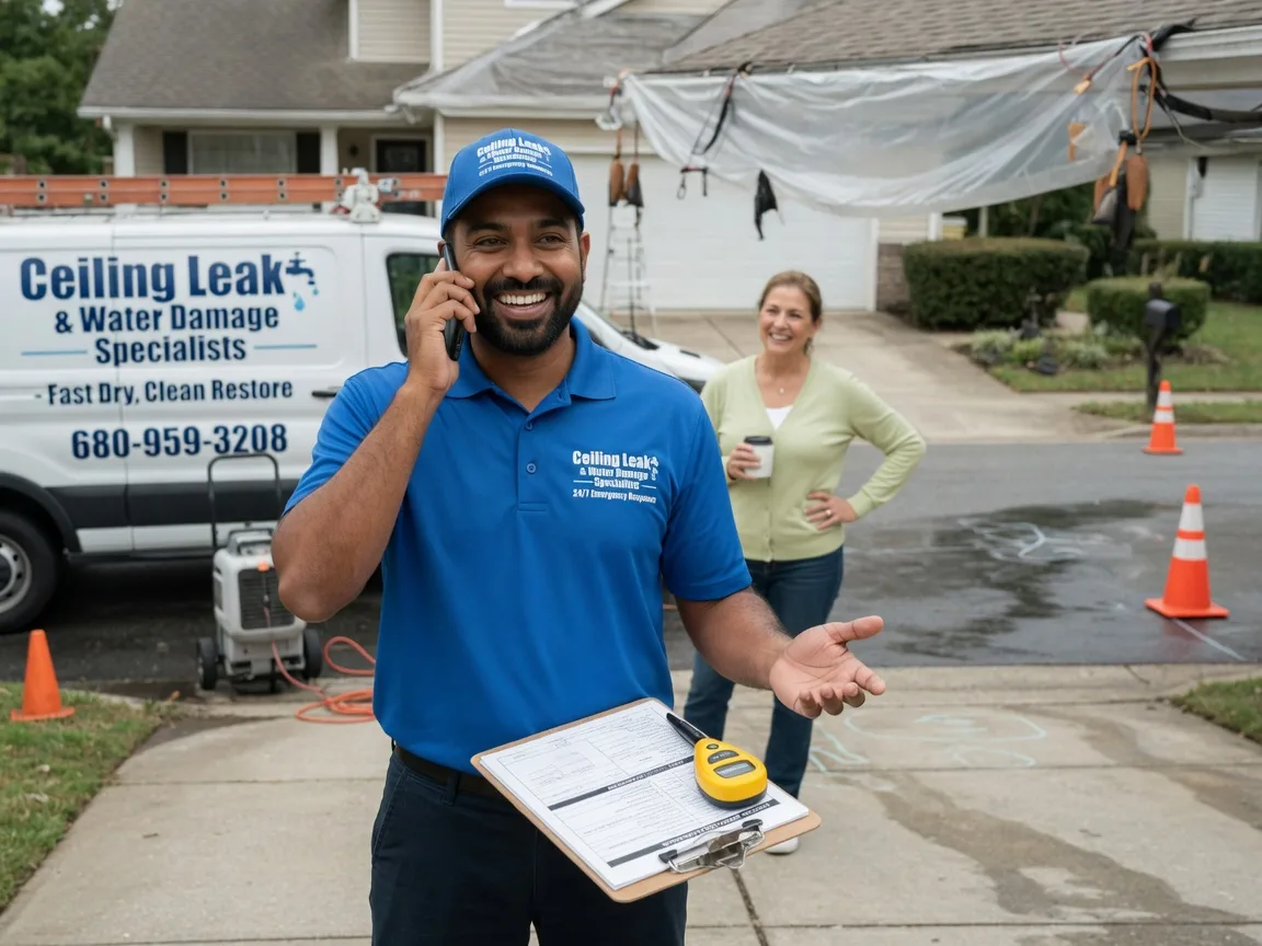 Ceiling Leak Cleanup Kunkletown, PA FAQs